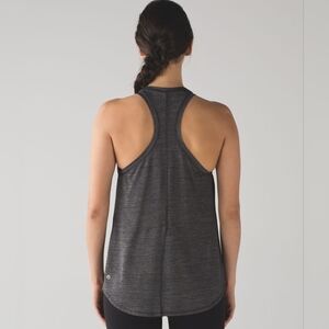 Lululemon Hot Like Agni Singlet Heathered Black